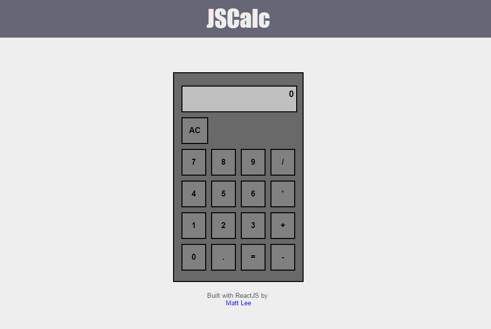 Js Calculator